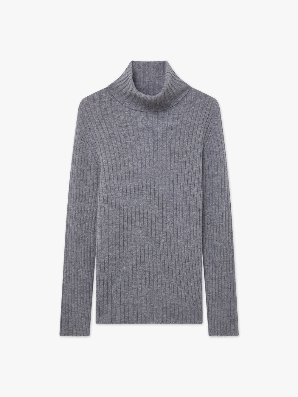 Grey Turtleneck Sweater